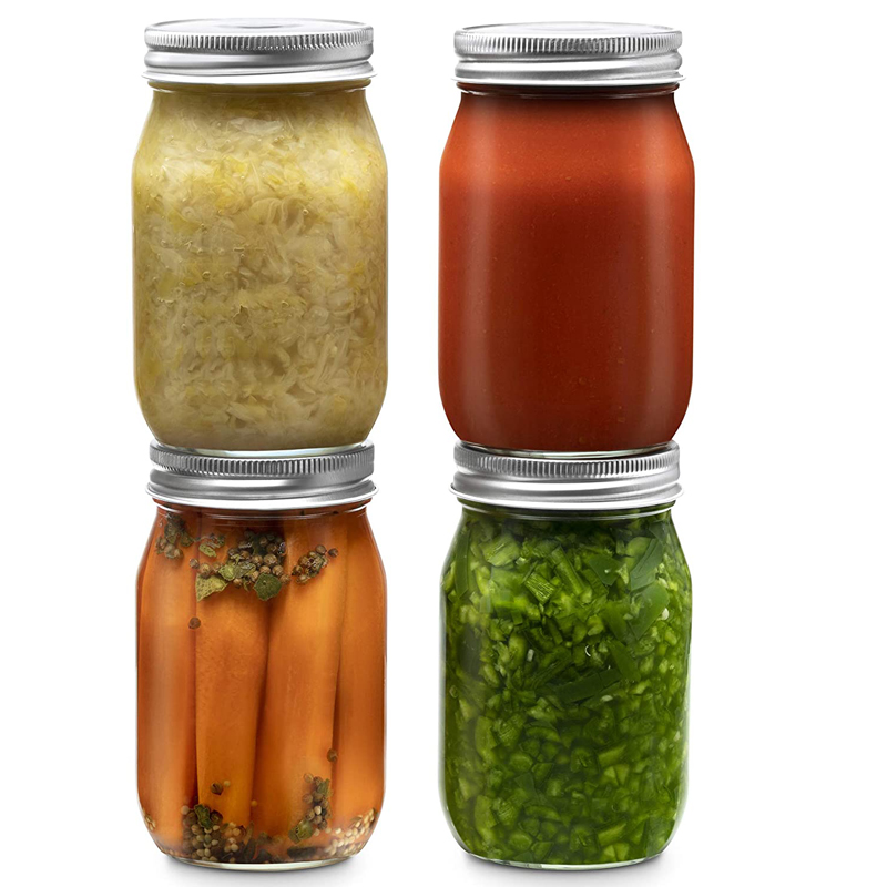 Meal Prep Yogurt - Regular Mouth Mason Jars and Lids
