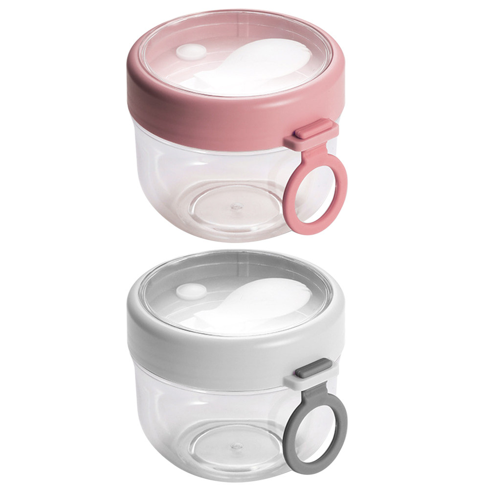 Meal Prep Yogurt - 2Pcs Overnight Oats Containers Leakproof Portable