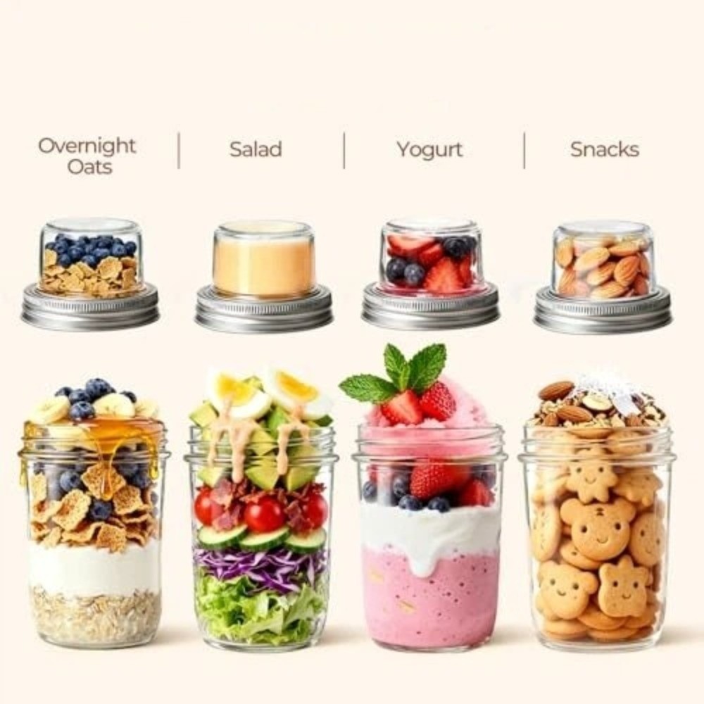 Dual-Layer Yogurt Parfait Cups - Meal Prep Yogurt Parfait recension och pris