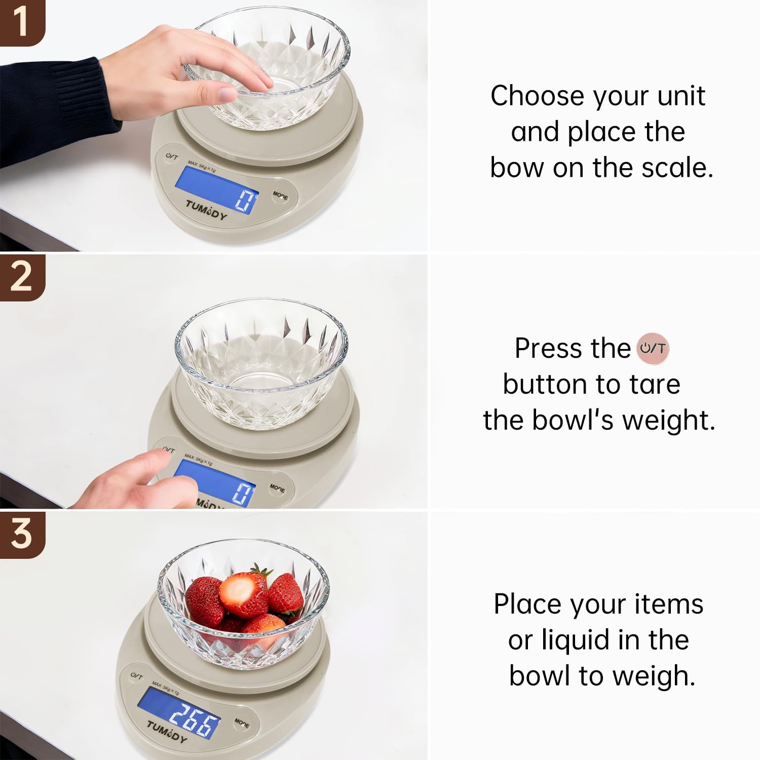 Small Digital Kitchen Scale Fo - Meal Prep Keto recension och pris