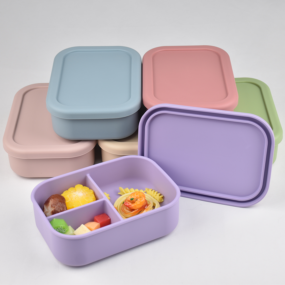 3-Compartment Food Grade Silic - Meal Preparation recension och pris