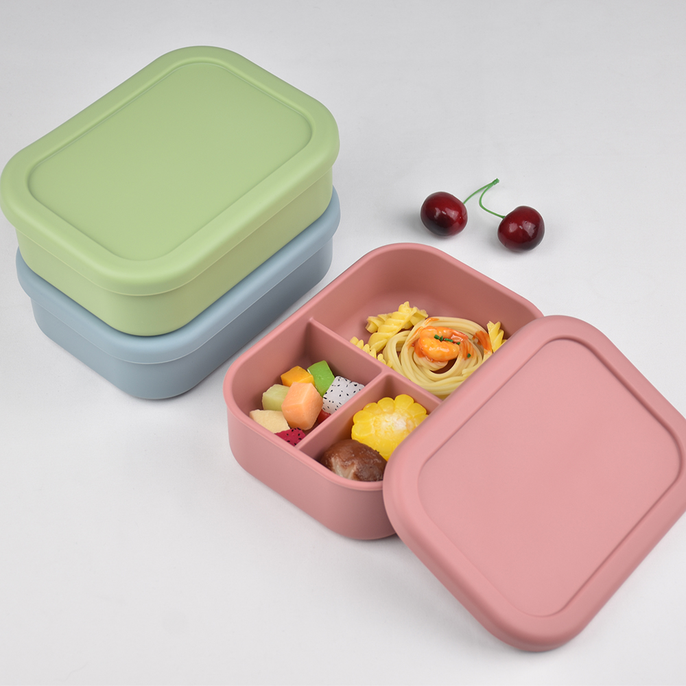 3-Compartment Food Grade Silic - Meal Preparation recension och pris