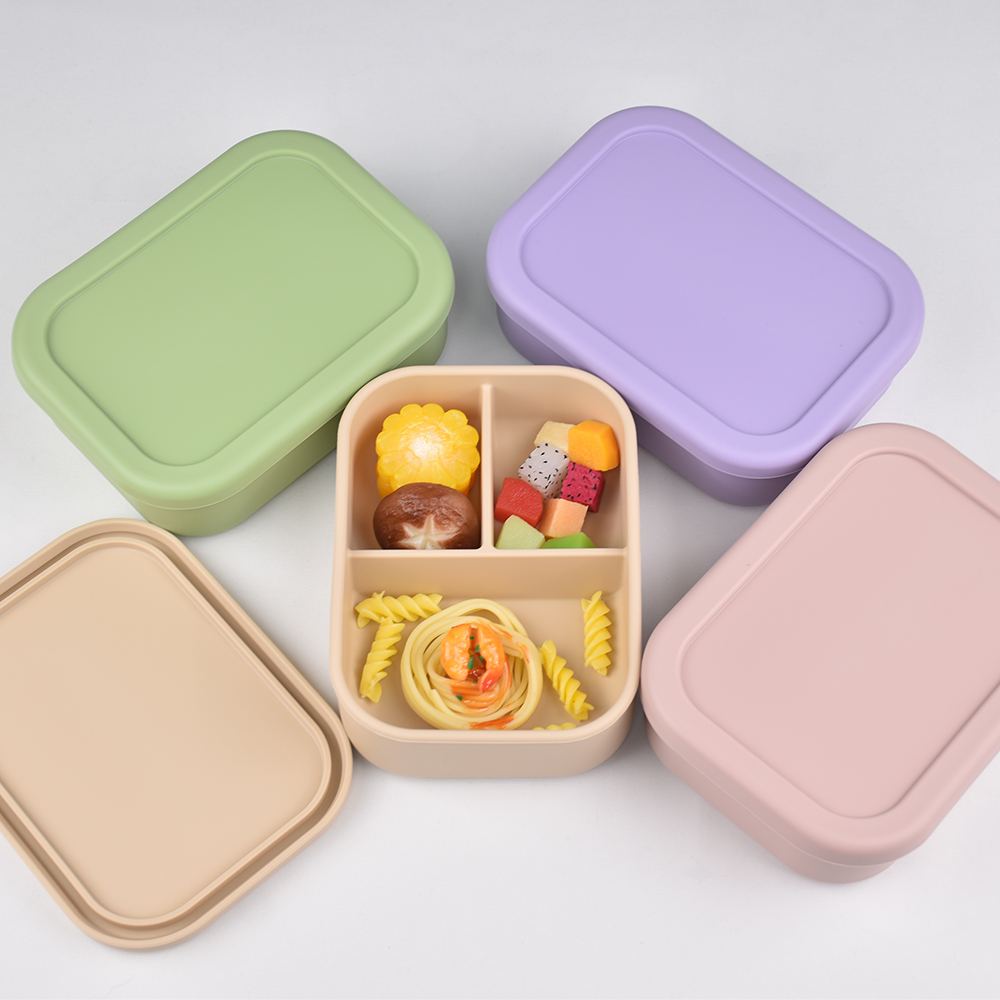 3-Compartment Food Grade Silic - Meal Preparation recension och pris