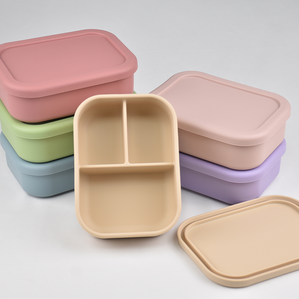 3-Compartment Food Grade Silic - Meal Preparation recension och pris