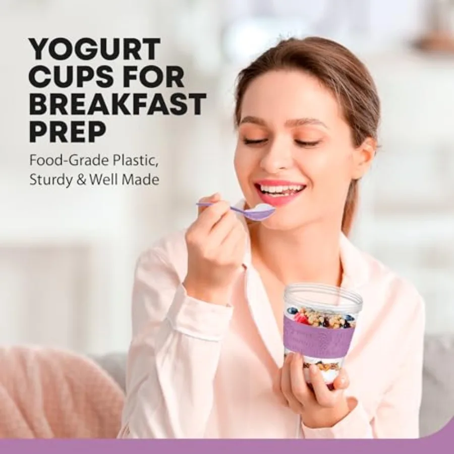 4 Pack - On the Go Yogurt Parf - Meal Prep Yogurt recension och pris