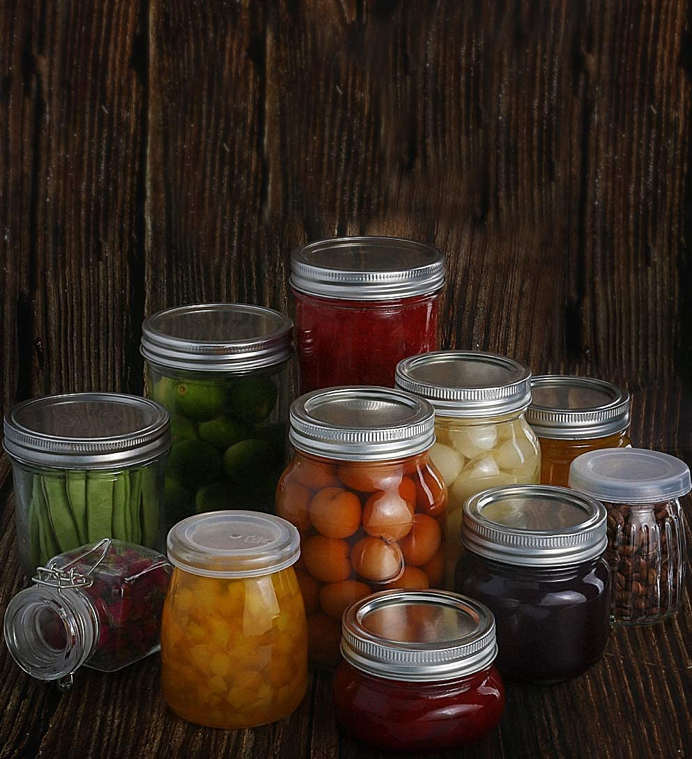 Regular Mouth Mason Jars and L - Meal Prep Yogurt recension och pris