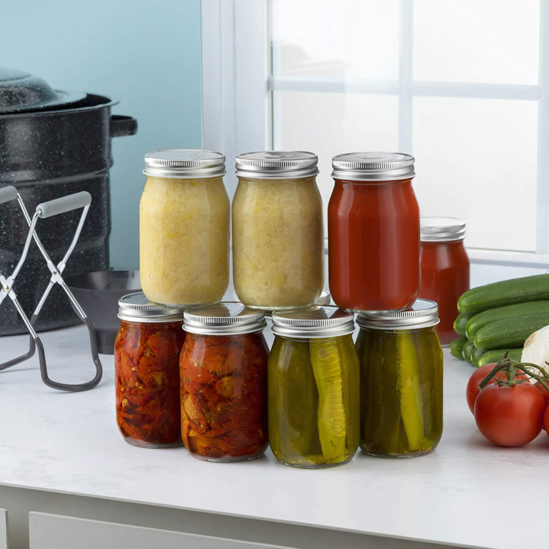 Regular Mouth Mason Jars and L - Meal Prep Yogurt recension och pris