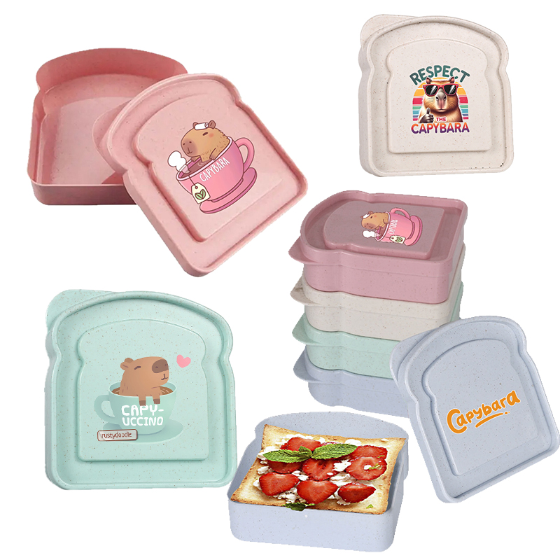 Capybara Sandwich Food Storage - Meal Prep Microwave recension och pris