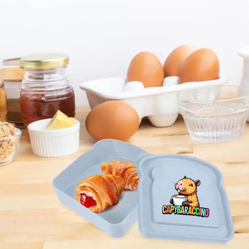Capybara Sandwich Food Storage - Meal Prep Microwave recension och pris