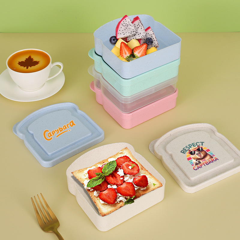 Capybara Sandwich Food Storage - Meal Prep Microwave recension och pris