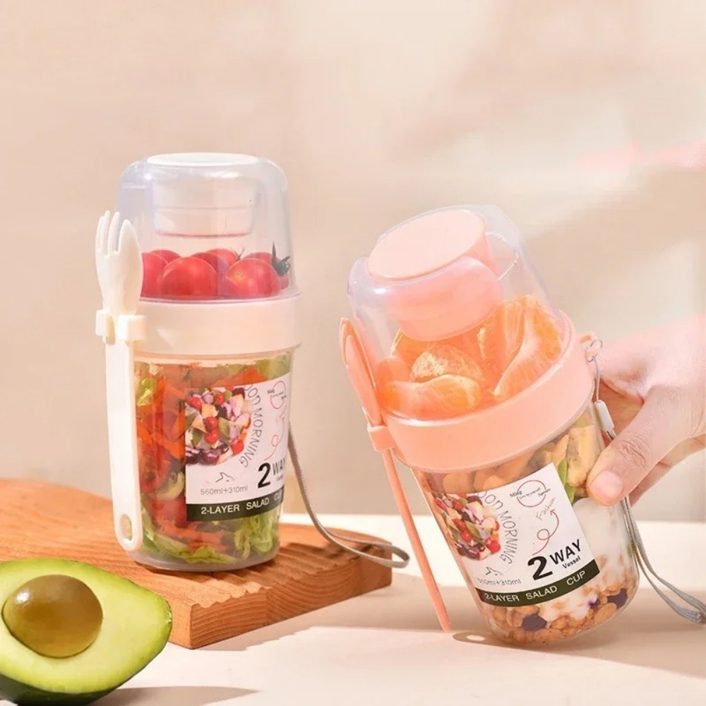 Portable Salad Cup Breakfast C - Meal Preparation recension och pris