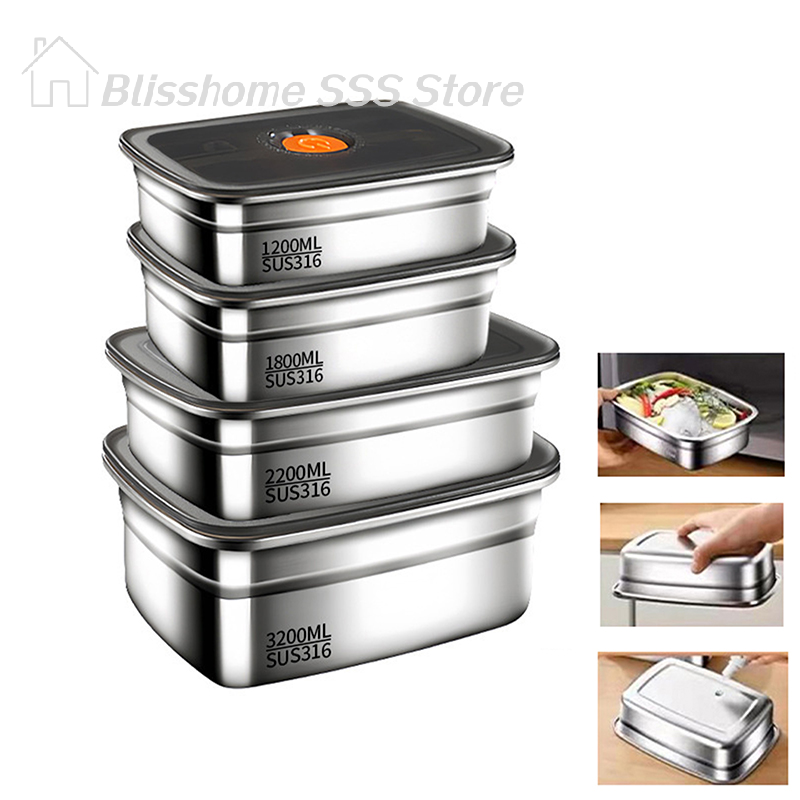 【S】304 Stainless Steel Lunch B - Meal Prep Freezer recension och pris