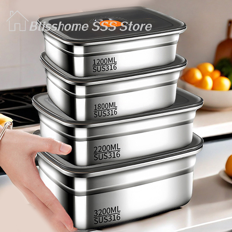 【S】304 Stainless Steel Lunch B - Meal Prep Freezer recension och pris