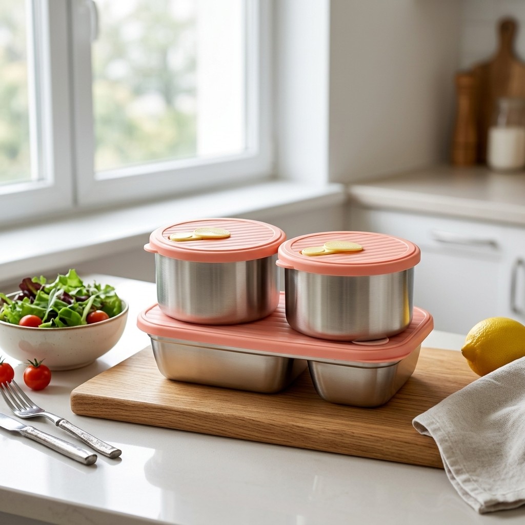 Microwave Safe 304 Stainless S - Meal Preparation recension och pris