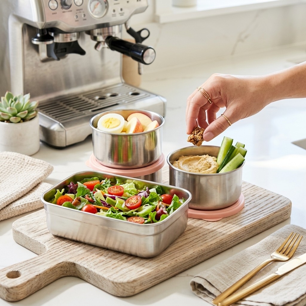 Microwave Safe 304 Stainless S - Meal Preparation recension och pris