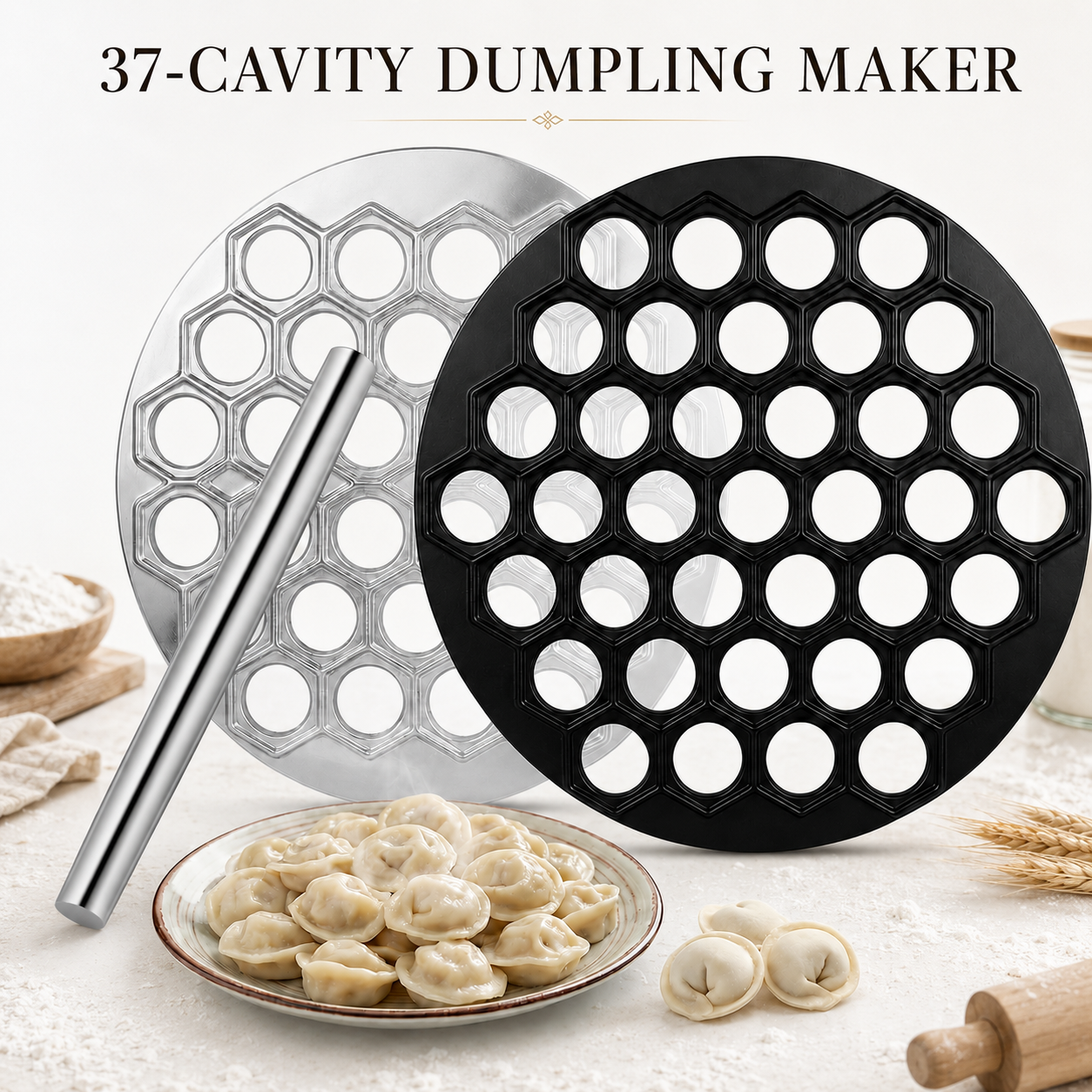37 Holes Aluminum Alloy Dumpli - Meal Prep Quick recension och pris