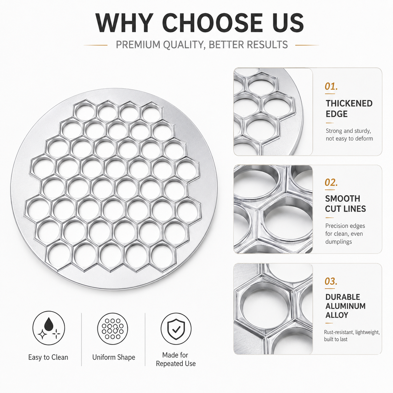 37 Holes Aluminum Alloy Dumpli - Meal Prep Quick recension och pris