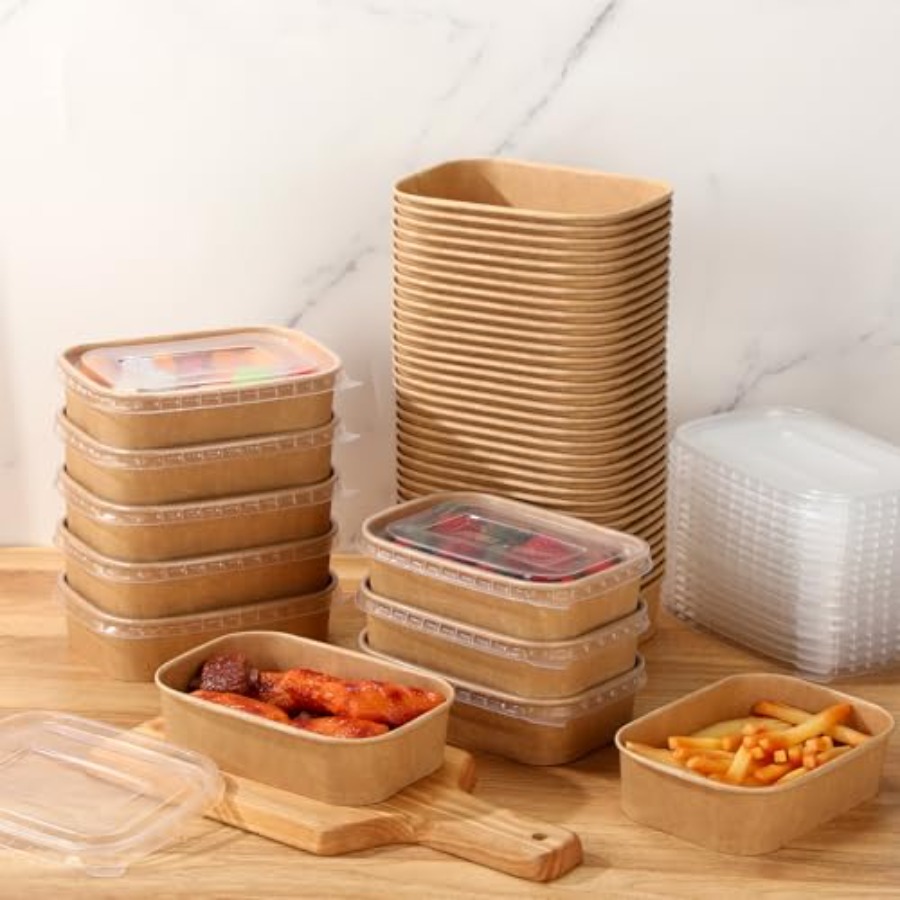 50 Pack Disposable Food Contai - Meal Prep Yogurt recension och pris