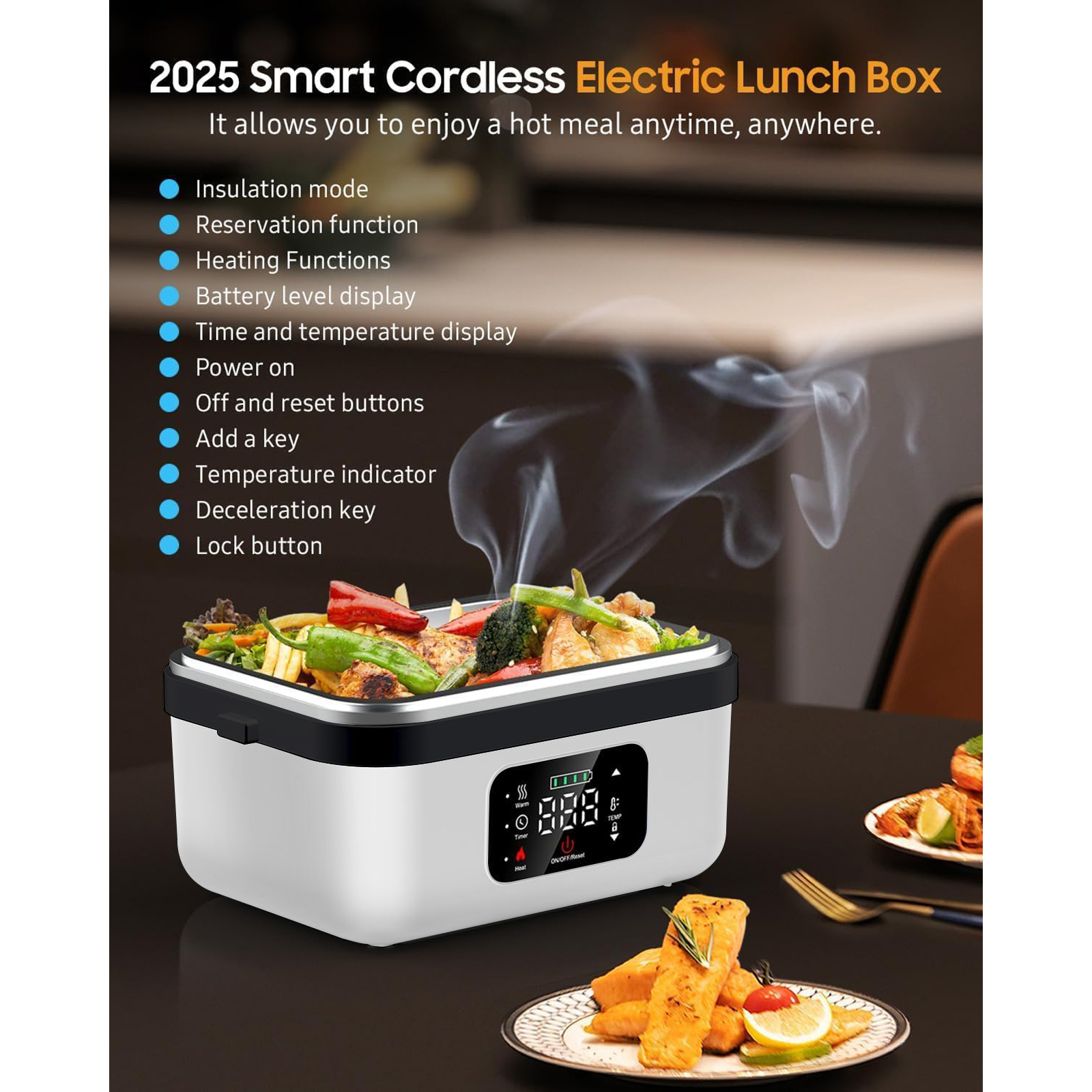 8000mAh Rechargeable Timer Aut - Meal Prep Bag recension och pris