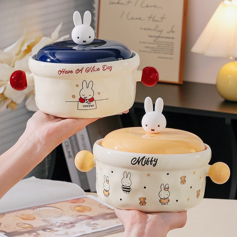Miffy Cute Cartoon Ceramic Noo - Meal Prep Microwave recension och pris