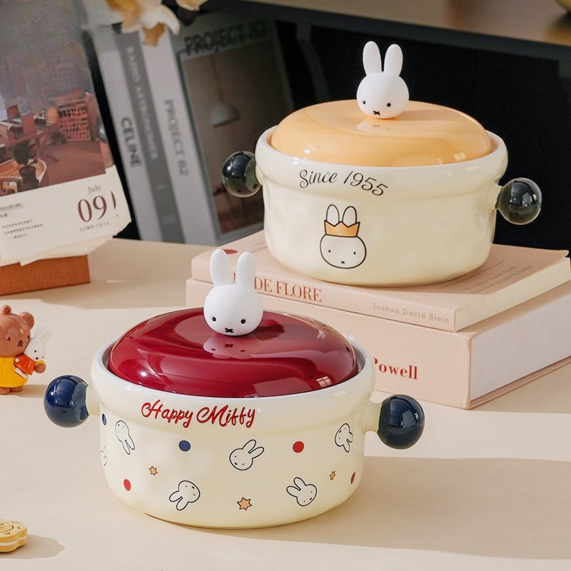 Miffy Cute Cartoon Ceramic Noo - Meal Prep Microwave recension och pris