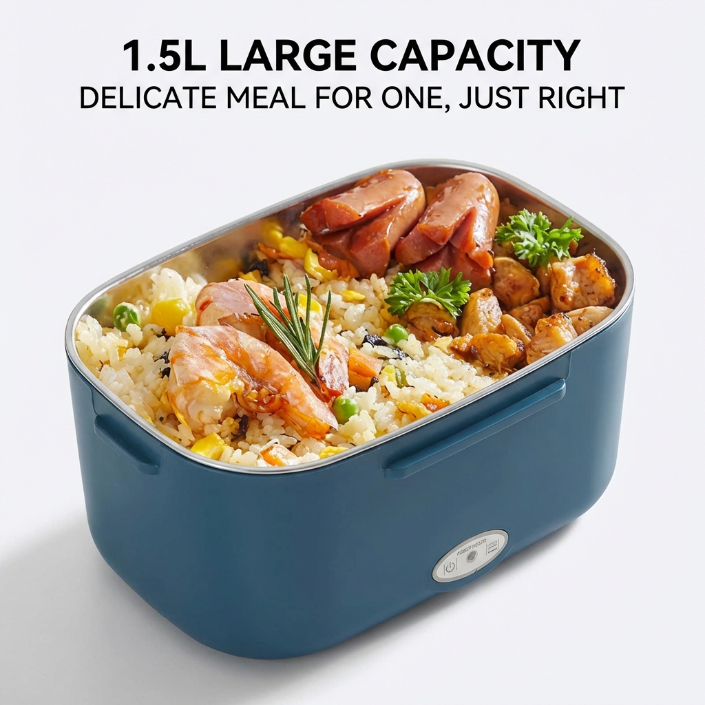 1.5L 60W Electric Portable Lun - Meal Prep Microwave recension och pris