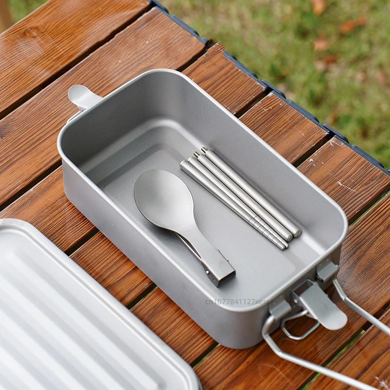 Outdoor Pure Titanium Square L - Meal Preparation recension och pris