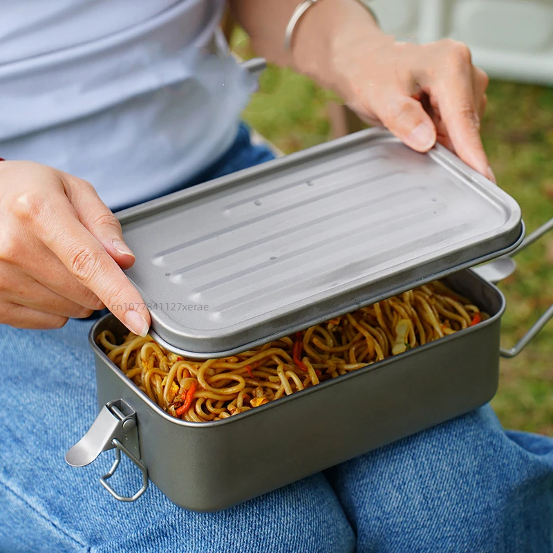 Outdoor Pure Titanium Square L - Meal Preparation recension och pris