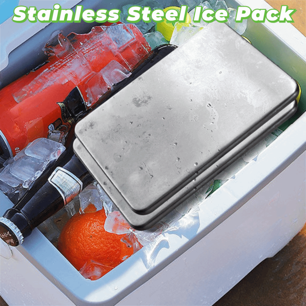 Reusable Stainless Steel Ice P - Meal Prep Quick recension och pris