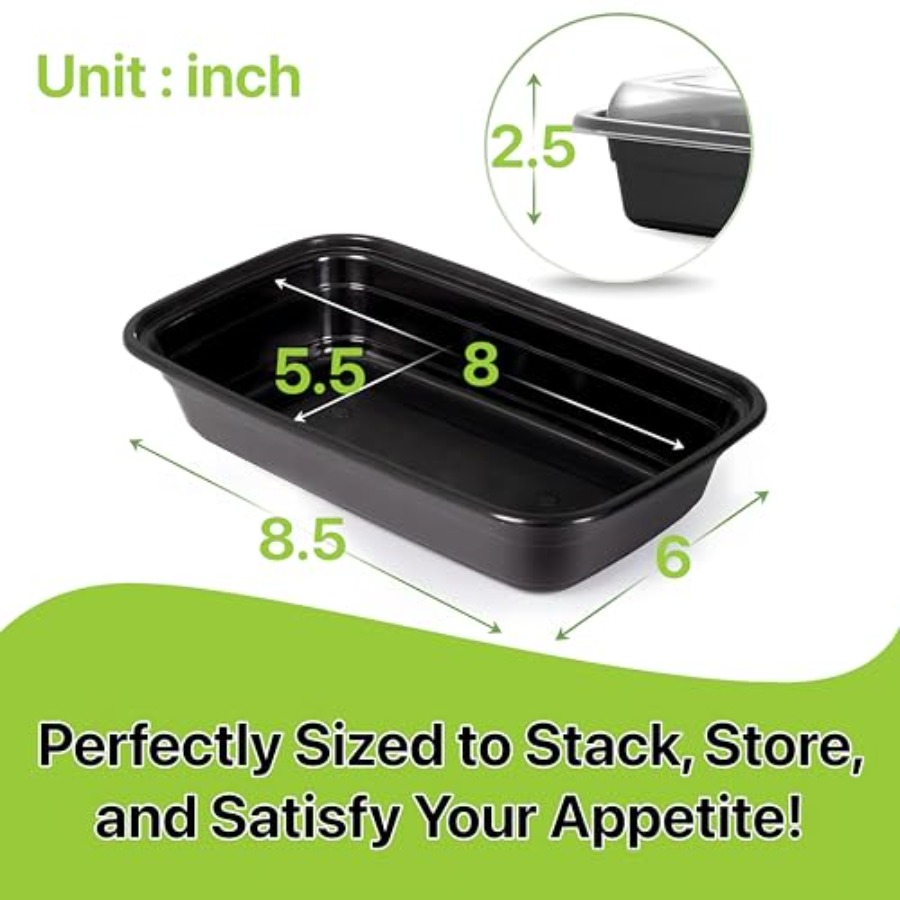 Meal Prep Containers [10 Set]  - Meal Prep Freezer recension och pris