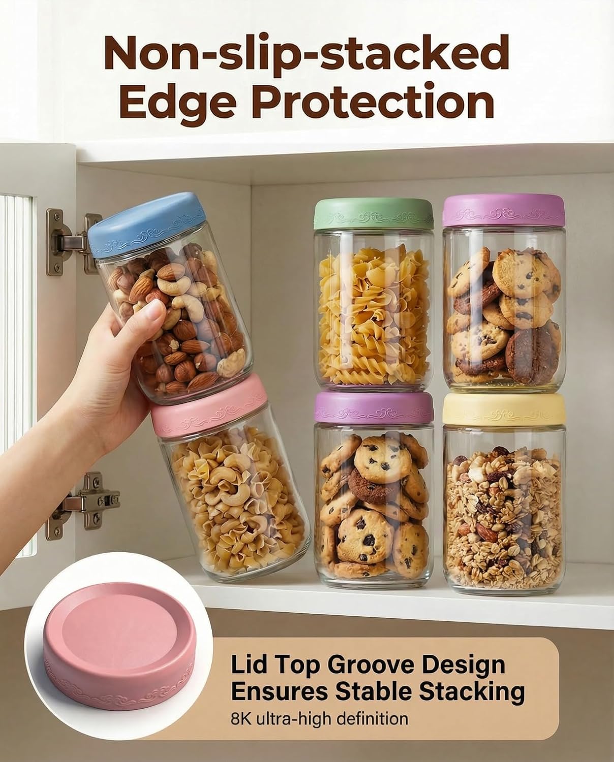18 OZ 8Pack, Overnight Oats Ja - Meal Prep Yogurt Parfait recension och pris