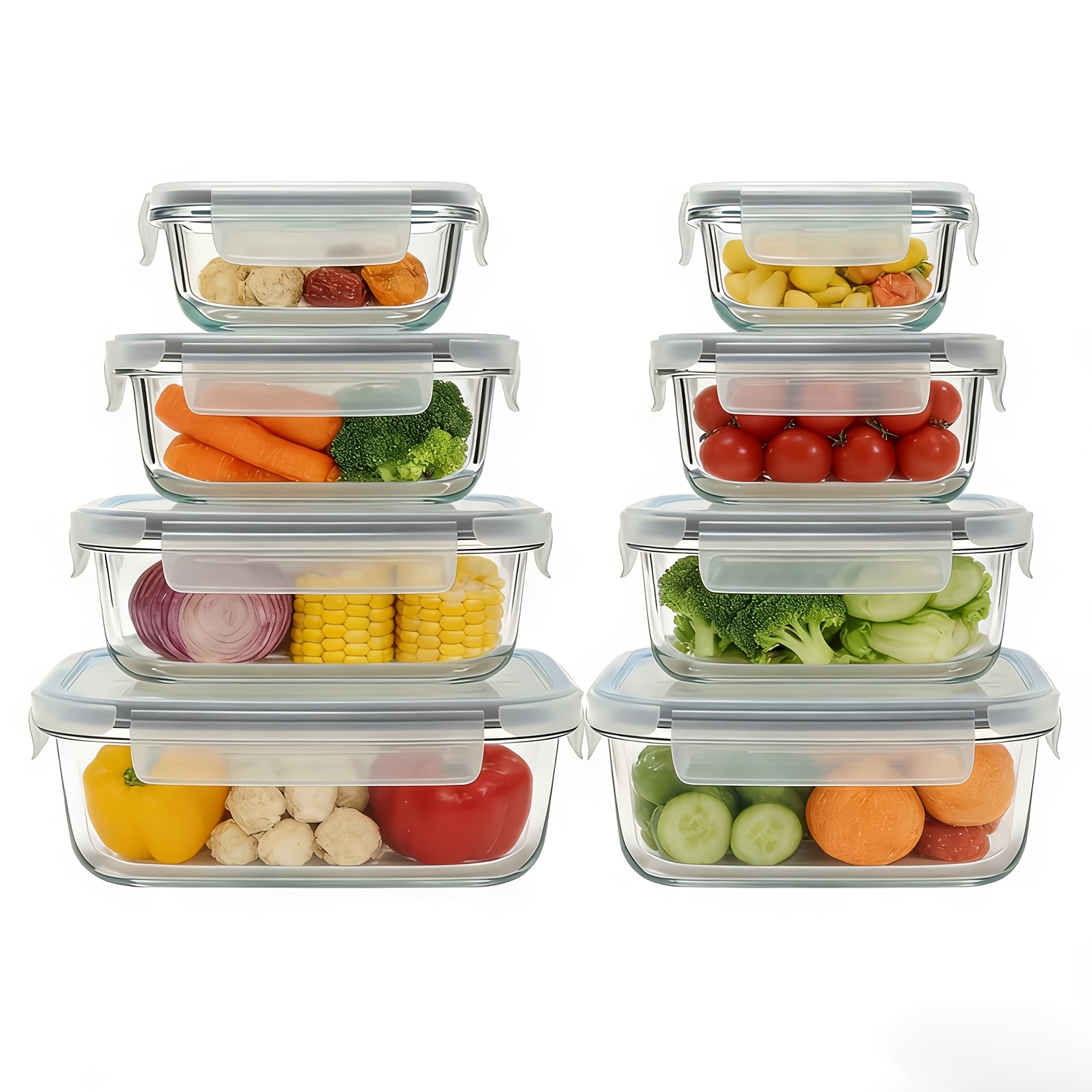 Premium Glass Food Storage Con - Meal Prep Freezer recension och pris