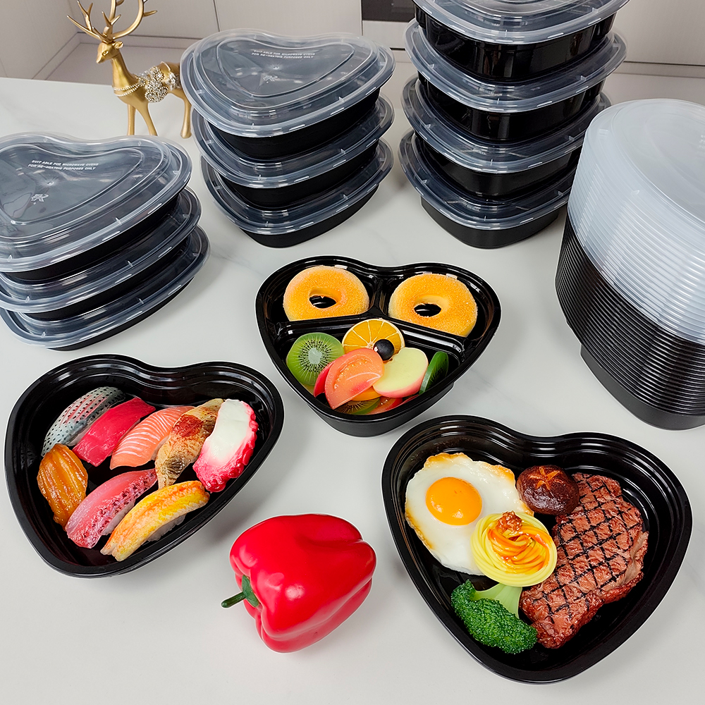 20 Pieces, Heart-Shaped Meal P - Meal Preparation recension och pris