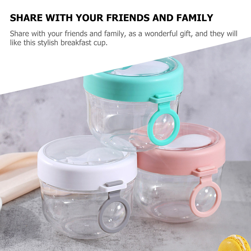 2Pcs Overnight Oats Containers - Meal Prep Yogurt recension och pris