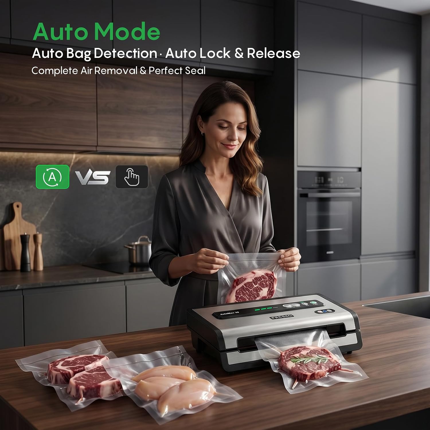 Automatic Vacuum Sealer for Fo - Meal Prep Bag recension och pris