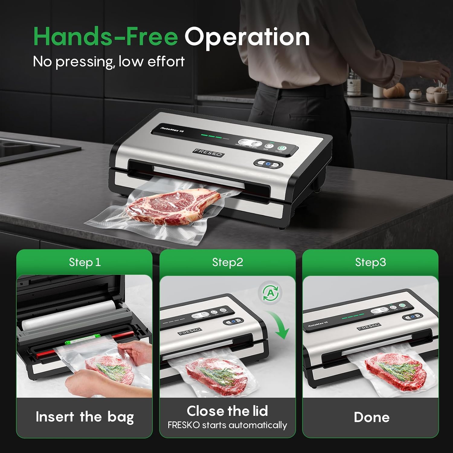 Automatic Vacuum Sealer for Fo - Meal Prep Bag recension och pris