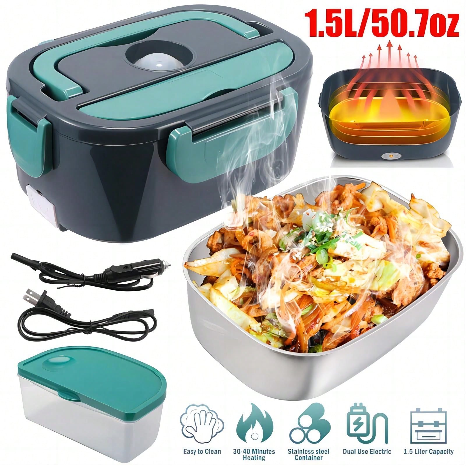 1.5 L 60W Electric Lunch Box F - Meal Prep Microwave recension och pris