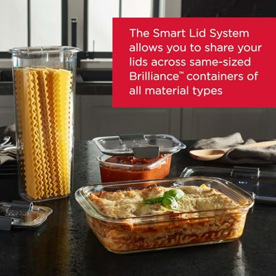 Brilliance Glass Food Storage  - Meal Prep Food recension och pris