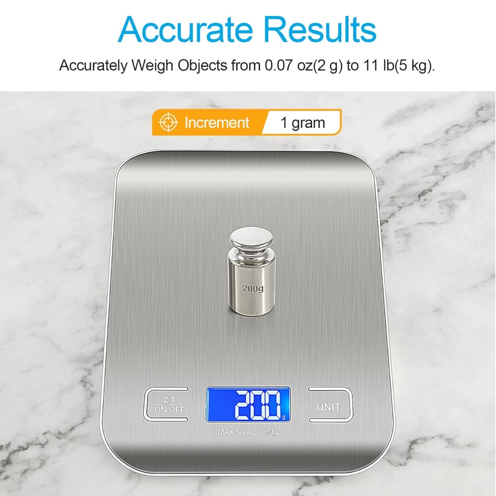 Food Scale, Kitchen Scale, Wei - Meal Prep Keto recension och pris