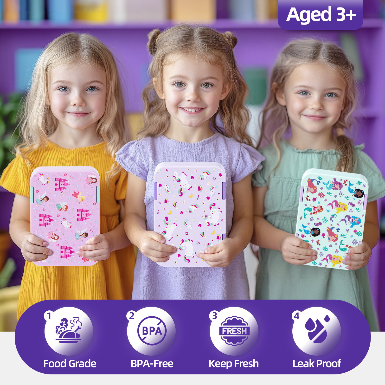 40oz Cartoon Pattern Bento Lun - Meal Preparation recension och pris
