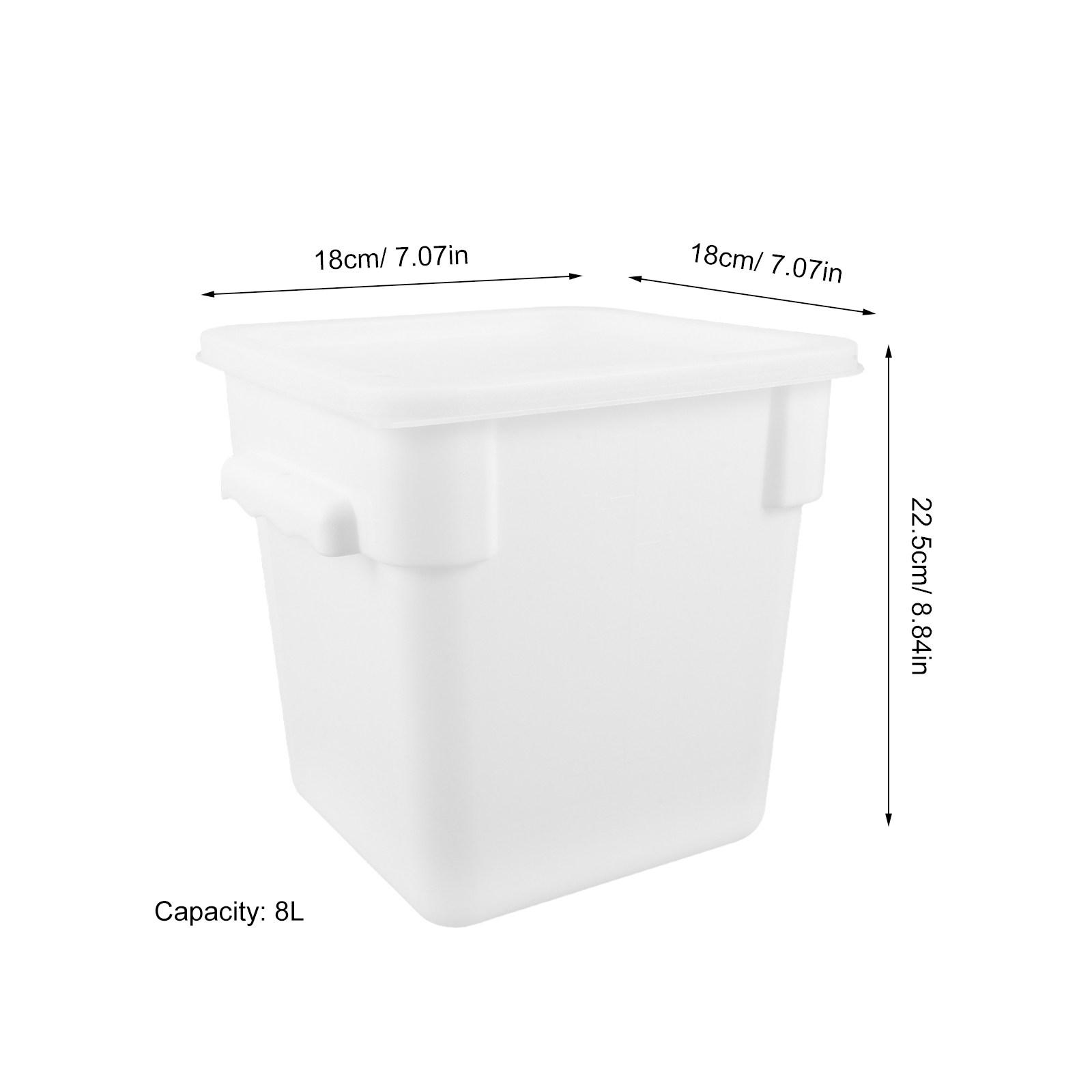 8L Large Square Storage Contai - Meal Prep Freezer recension och pris