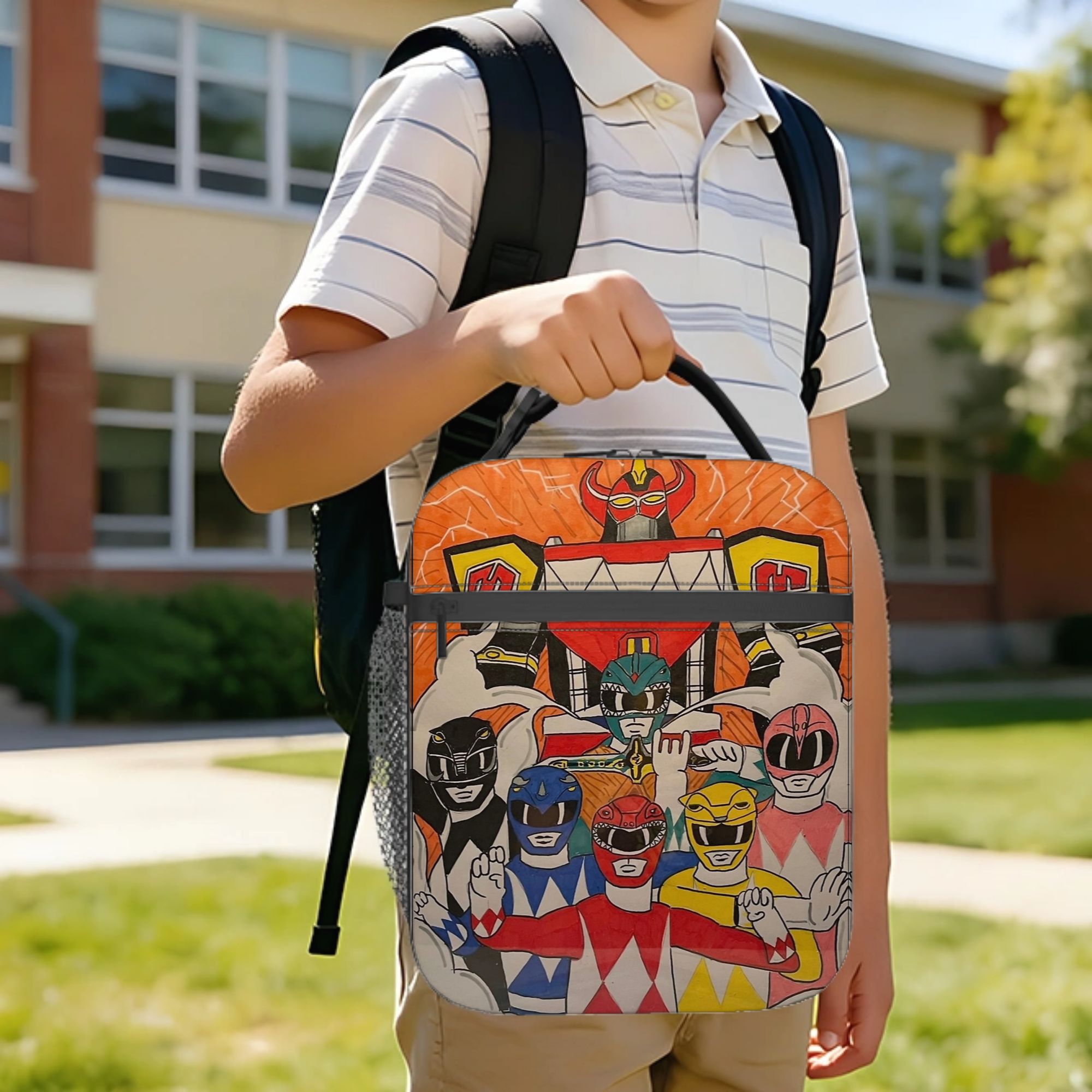 Power Rangers and Megazord Art - Meal Prep Bag recension och pris