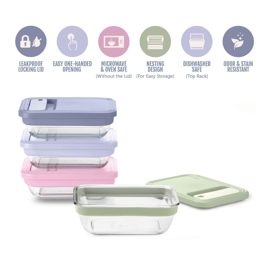 8-Piece Meal Prep Set for Ever - Meal Preparation recension och pris