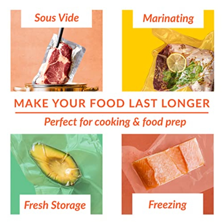 Lock Vacuum Sealer Bags - Set  - Meal Prep Bag recension och pris