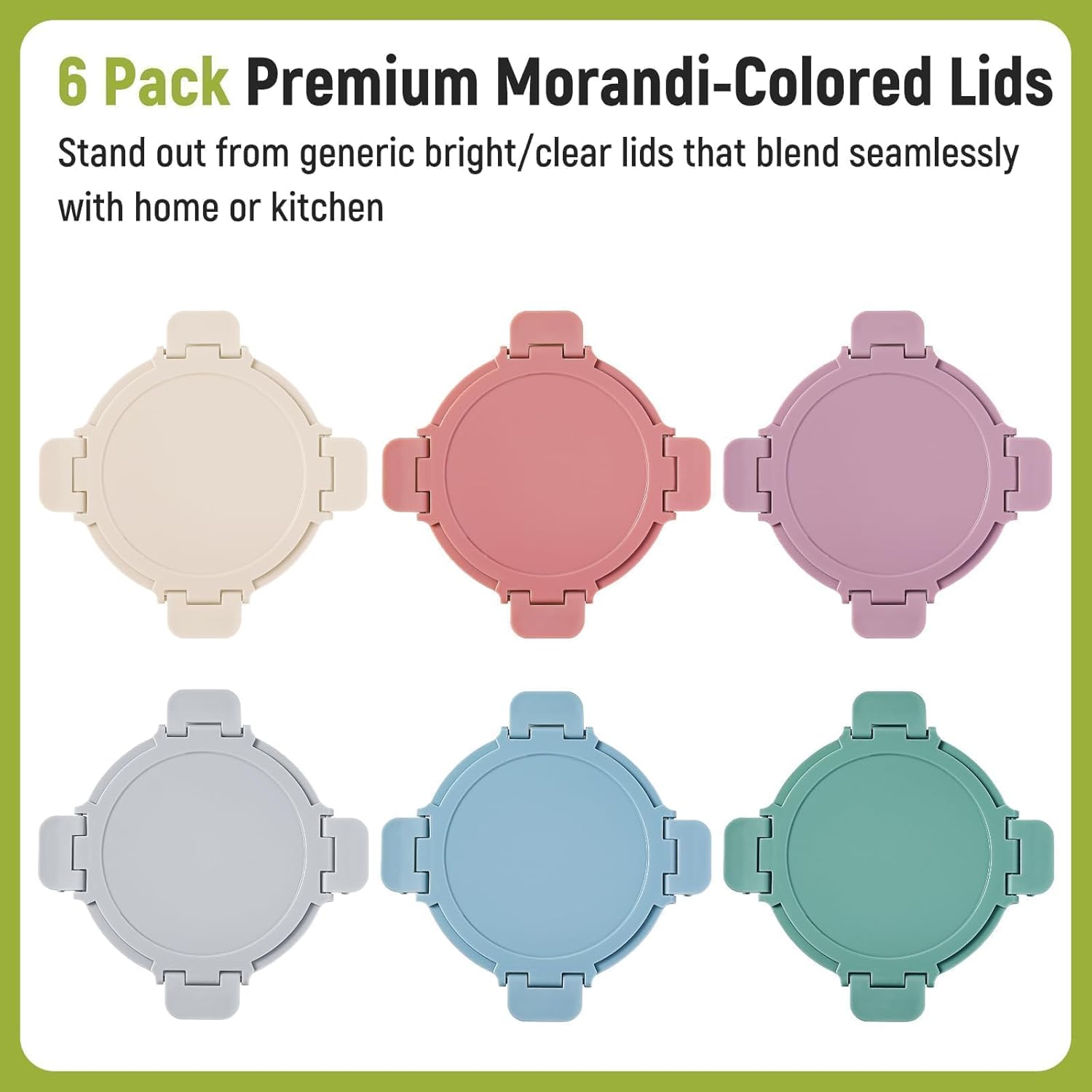 [UPGRADED LID] 6 Sets 3 Cup/24 - Meal Prep Food recension och pris