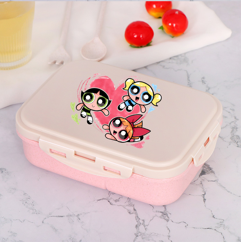 The Powerpuff Girls Bento Lunc - Meal Prep Microwave recension och pris