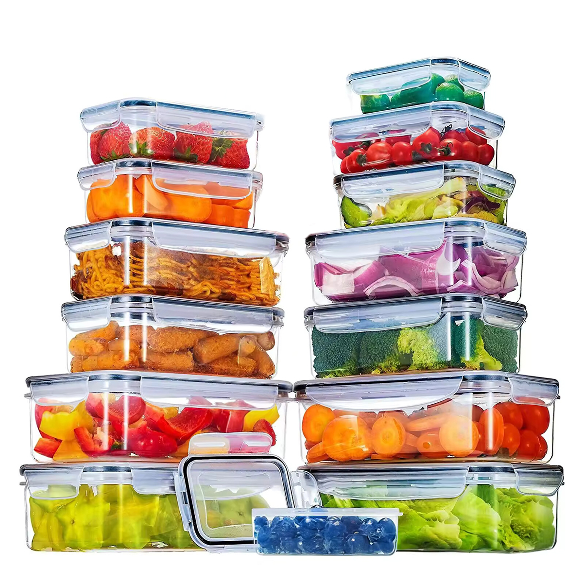 34PCS-Assorted Size Airtight F - Meal Prep Freezer recension och pris