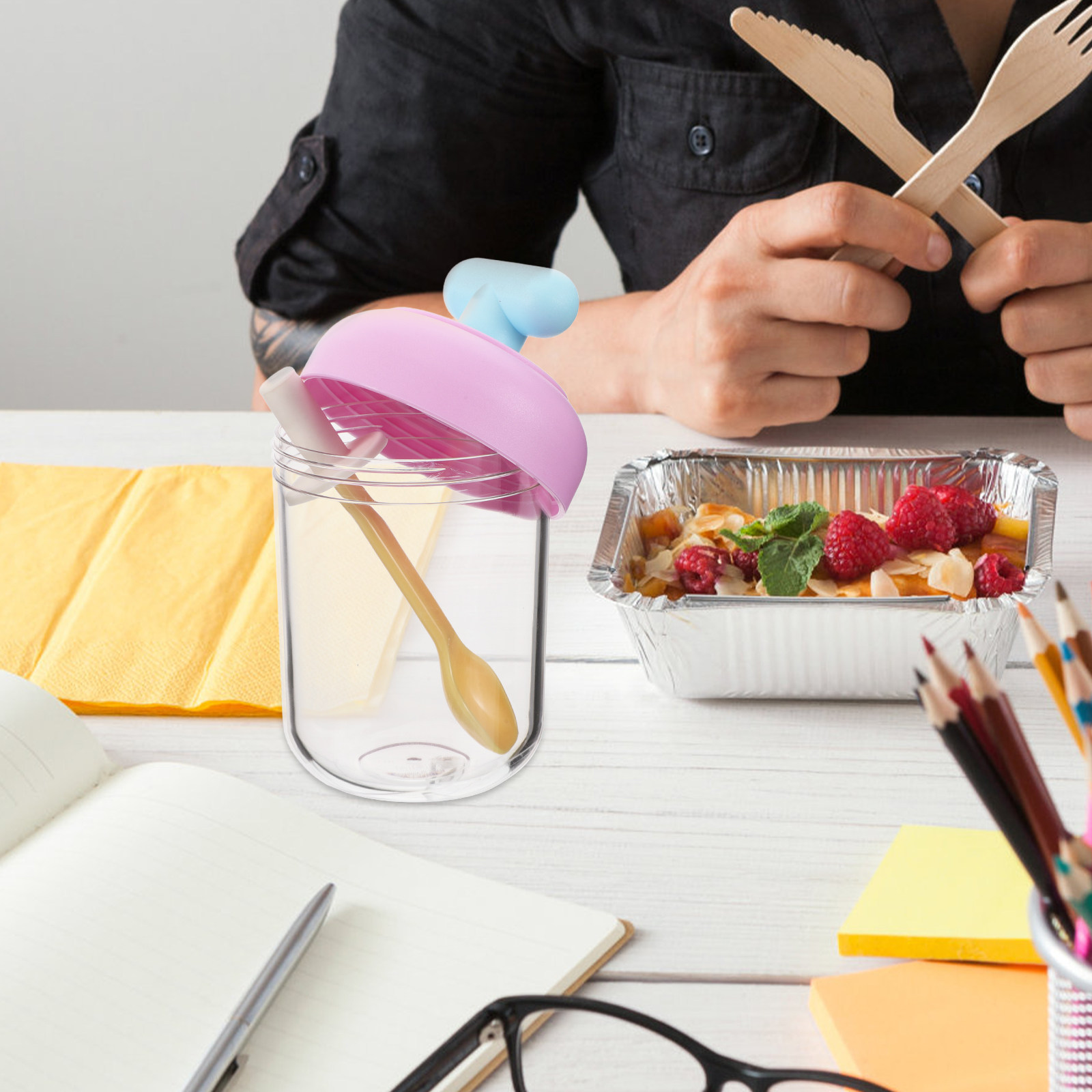 Double-Layer Reusable Breakfas - Meal Prep Yogurt recension och pris