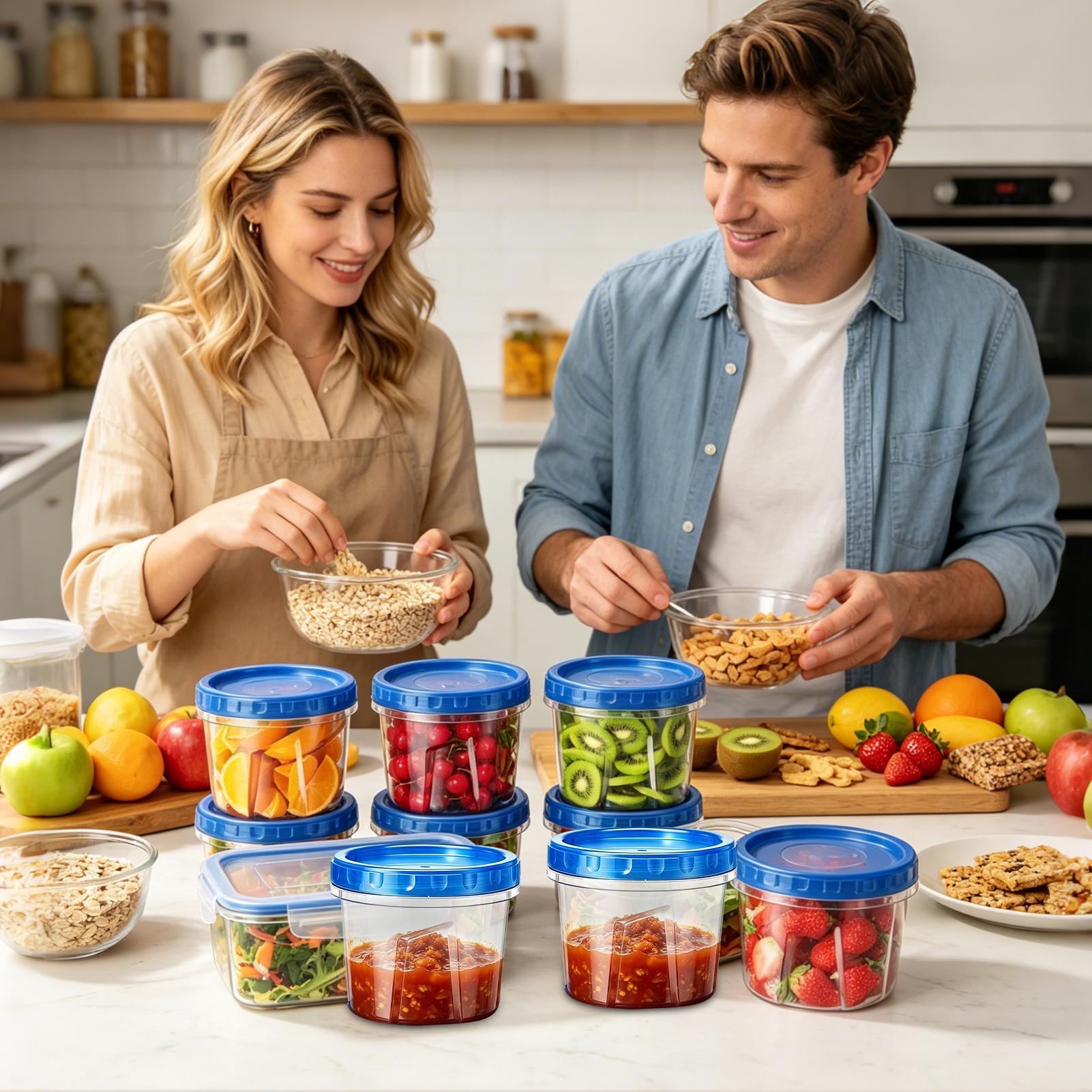 Freezer Storage Containers 16o - Meal Prep Freezer recension och pris